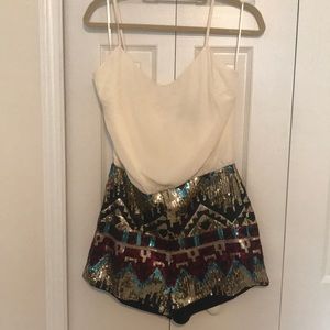 Sequin romper